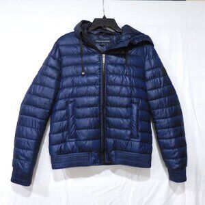 French Connection Blue Puffer Jacket - Size Medium - Blue